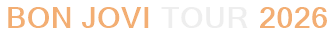 Bon Jovi Tour 2026
